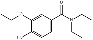 3-ethoxy-N,N-diethyl-4-hydroxybenzamide Struktur