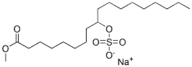 sodium 1-methyl 9-(sulphooxy)octadecanoate  Struktur