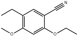 Benzonitrile, 2-ethoxy-5-ethyl-4-methoxy- (9CI) Struktur