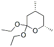 2H-Pyran,2,2-diethoxytetrahydro-4,6-dimethyl-,cis-(9CI) Struktur