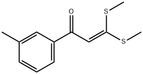 3,3-BIS-METHYLSULFANYL-1-M-TOLYL-PROPENONE Struktur