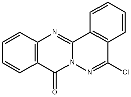 5-CHLORO-6,6A,12-TRIAZA-BENZO[A]ANTHRACEN-7-ONE Struktur