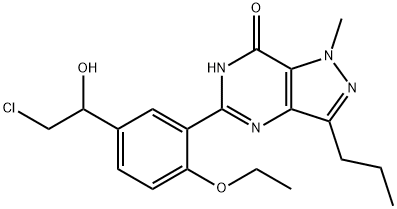 Hydroxy Chlorodenafil Struktur