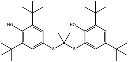 4-[(3,5-二叔丁基-2-羥基苯硫基)異亞丙基乙氧基]-2,6-二叔丁基苯酚, 1391054-68-4, 結(jié)構(gòu)式