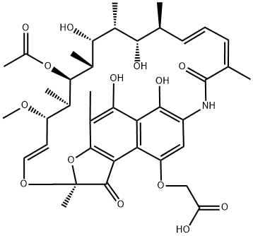 4-O-(Carboxymethyl)rifamycin Struktur