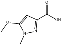 1H-Pyrazole-3-carboxylicacid,5-methoxy-1-methyl-(9CI) Struktur