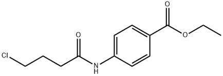 ethyl 4-[(4-chlorobutanoyl)amino]benzoate Struktur