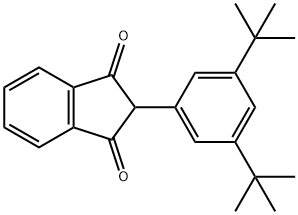 1,3-Indandione, 2-(3,5-di-tert-butylphenyl)- Struktur