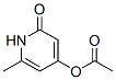 4-(Acetyloxy)-6-methyl-2(1H)-pyridinone Struktur