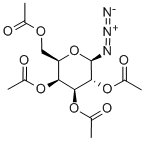 1-AZIDO-1-DEOXY-BETA-D-GALACTOPYRANOSIDE TETRAACETATE Struktur