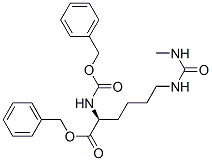 N6-[(Methylamino)carbonyl]-N2-[(phenylmethoxy)carbonyl]-L-lysine benzyl ester Struktur