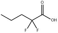 2,2-Difluoropentanoic acid Struktur