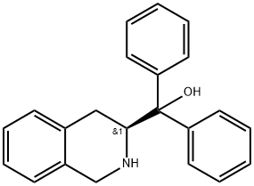 (S)-(-)-1 2 3 4-TETRAHYDRO-ALPHA ALPHA-& Struktur