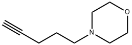 Morpholine,  4-(4-pentyn-1-yl)- Struktur