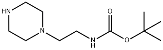 1-(2-N-Boc-Aminoethyl)piperazine Struktur