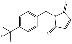 1-((4-TRIFLUOROMETHYLPHENYL)METHYL)-1H-PYRROLE-2,5-DIONE Struktur