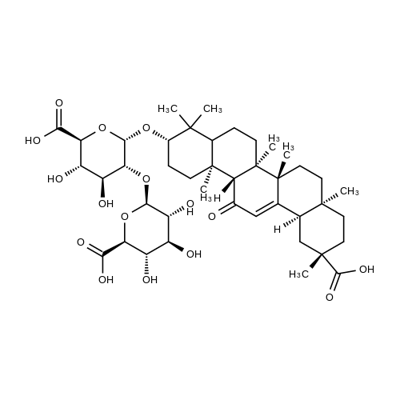 Glycyrrhizic acid Struktur