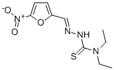 5-Nitro-2-furaldehyde 4,4-diethyl thiosemicarbazone Struktur