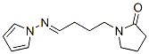 1-(4-Pyrrolizinobutyl)-2-pyrrolidone Struktur