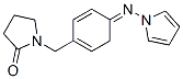 1-(p-Pyrrolizinobenzyl)-2-pyrrolidone Struktur