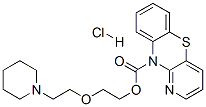 2-[2-(piperidin-1-yl)ethoxy]ethyl 10H-pyrido[3,2-b][1,4]benzothiazine-10-carboxylate hydrochloride Struktur