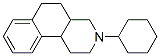 3-cyclohexyl-1,2,3,4,4a,5,6,10b-octahydrobenz(f)isoquinoline Struktur