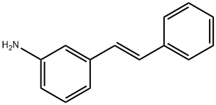 (E)-Stilbene-3-amine Struktur