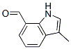 1H-Indole-7-carboxaldehyde, 3-methyl- (9CI) Struktur