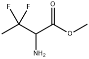 Butanoic acid, 2-amino-3,3-difluoro-, methyl ester (9CI) Struktur