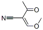 Butanenitrile, 2-(methoxymethylene)-3-oxo- (9CI) Struktur