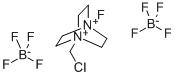 1-ChloroMethyl-4-fluoro-1,4-diazoniabicyclo[2.2.2]octane bis(tetrafluoroborate) Struktur