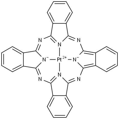 PHTHALOCYANINE PLATINUM Struktur