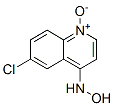 6-CHLORO-4-HYDROXYLAMINOQUINOLINE1-OXIDE Struktur