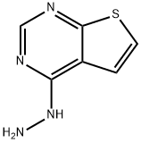 4-HYDRAZINOTHIENO[2,3-D]PYRIMIDINE Struktur