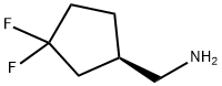 (R)-3,3-Difluoro-cyclopentanemethanamine Struktur