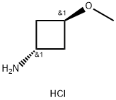 trans-3-methoxycyclobutanamine hydrochloride Struktur