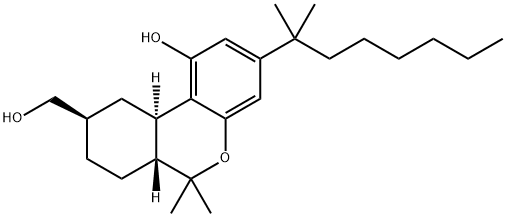 11-hydroxy-3-(1',1'-dimethylheptyl)hexahydrocannabinol Struktur