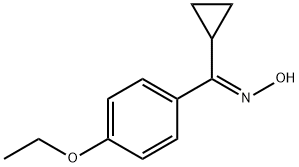 Methanone, cyclopropyl(4-ethoxyphenyl)-, oxime, (E)- (9CI) Struktur