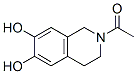 6,7-Isoquinolinediol, 2-acetyl-1,2,3,4-tetrahydro- (9CI) Struktur