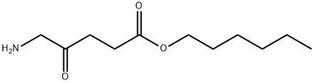 5-aminolevulinic acid hexyl ester Struktur