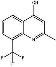 2-METHYL-8-TRIFLUOROMETHYLQUINOLIN-4(1H)-ONE Struktur