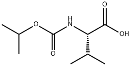 ISOPROPOXYCARBONYL-L-VALINE Struktur