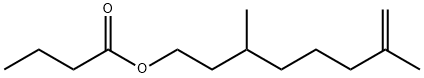 RHODINYL BUTYRATE Struktur