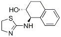 (1R,2R)-1-(4,5-dihydro-1,3-thiazol-2-ylamino)tetralin-2-ol Struktur