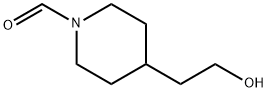 1-Piperidinecarboxaldehyde, 4-(2-hydroxyethyl)- (9CI) Struktur