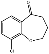 9-CHLORO-3,4-DIHYDRO-1-BENZOXEPIN-5(2H)-ONE Struktur