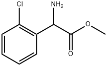 DL-Chlorophenylglycine methyl ester hydrochloride Struktur