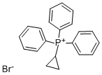 CYCLOPROPYLTRIPHENYLPHOSPHONIUM BROMIDE Struktur