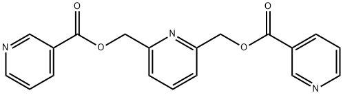 2,6-Pyridine dimethanol dinicotinoate Struktur