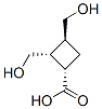 Cyclobutanecarboxylic acid, 2,3-bis(hydroxymethyl)-, [1S-(1alpha,2alpha,3beta)]- (9CI) Struktur